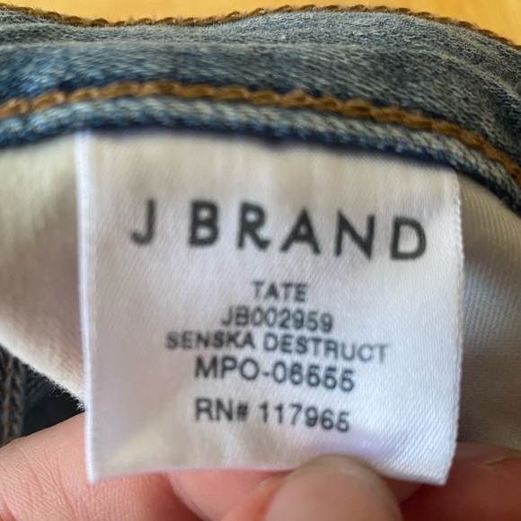NWT J Brand Tate Senska Destruct Distressed Boyfriend Jean - Picture 8 of 10